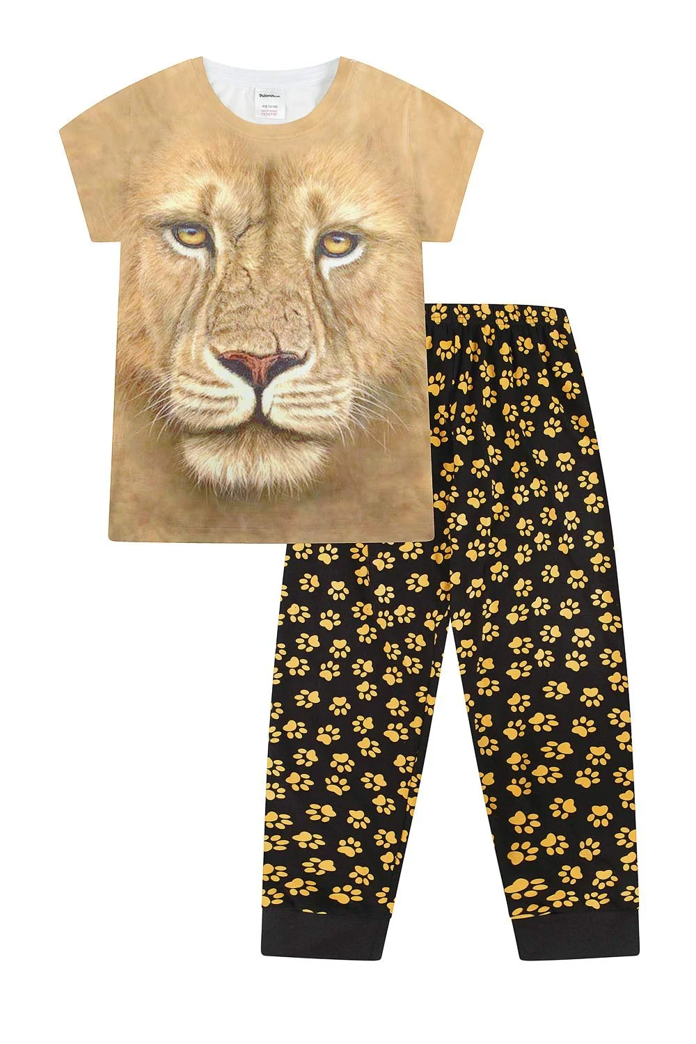 Піжама Lion Face Paws для хлопчиків та дівчаток, фото №1