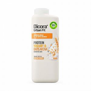 Кремовый гель для душа Dicora Urban Fit Protein Yoghurt & Oatmeal Gentle Moisturising 400 мл - Фото 1