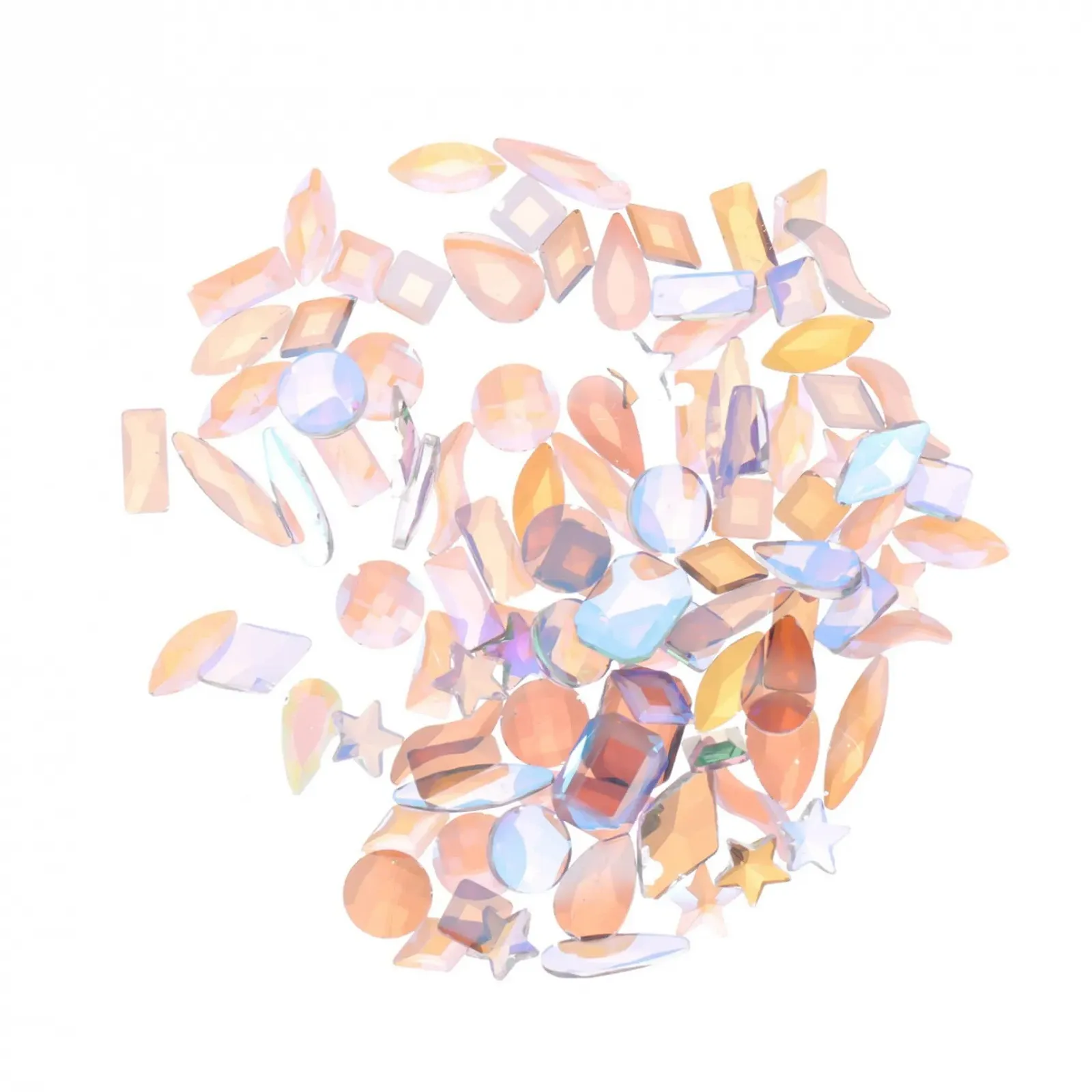 Прикраса для нігтів POPETPOP, дорогоцінні камені, 3D Culture, фіолетовий, фото №1