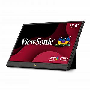 Монитор Viewsonic VA1655 40 см (15.6 дюйма) Портативный Full HD IPS Панель Mini HDMI 2x USB-C для Raspberry Pi/Xbox/PS4/PS5, Динамик, Черный - Фото 1