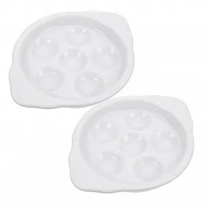 Форма для запекания улиток TOYANDONA керамическая, 2 шт, термостойкая, с отверстиями и нескользящим дном - Фото 1