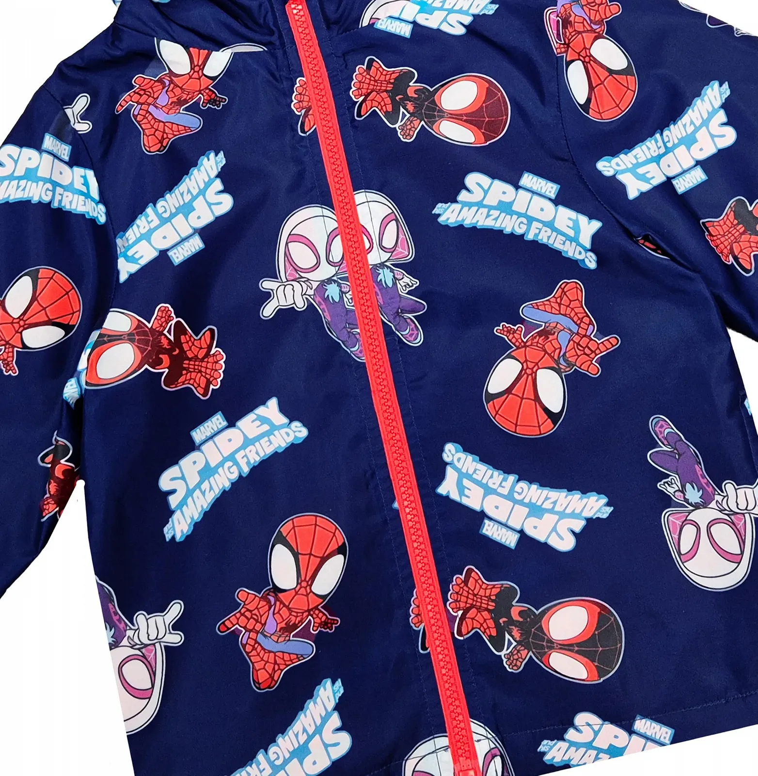 Куртка дощовик з капюшоном Marvel Spidey Spiderman для хлопчиків, фото №4 Куртка дощовик з капюшоном Marvel Spidey Spiderman для хлопчиків, фото №4