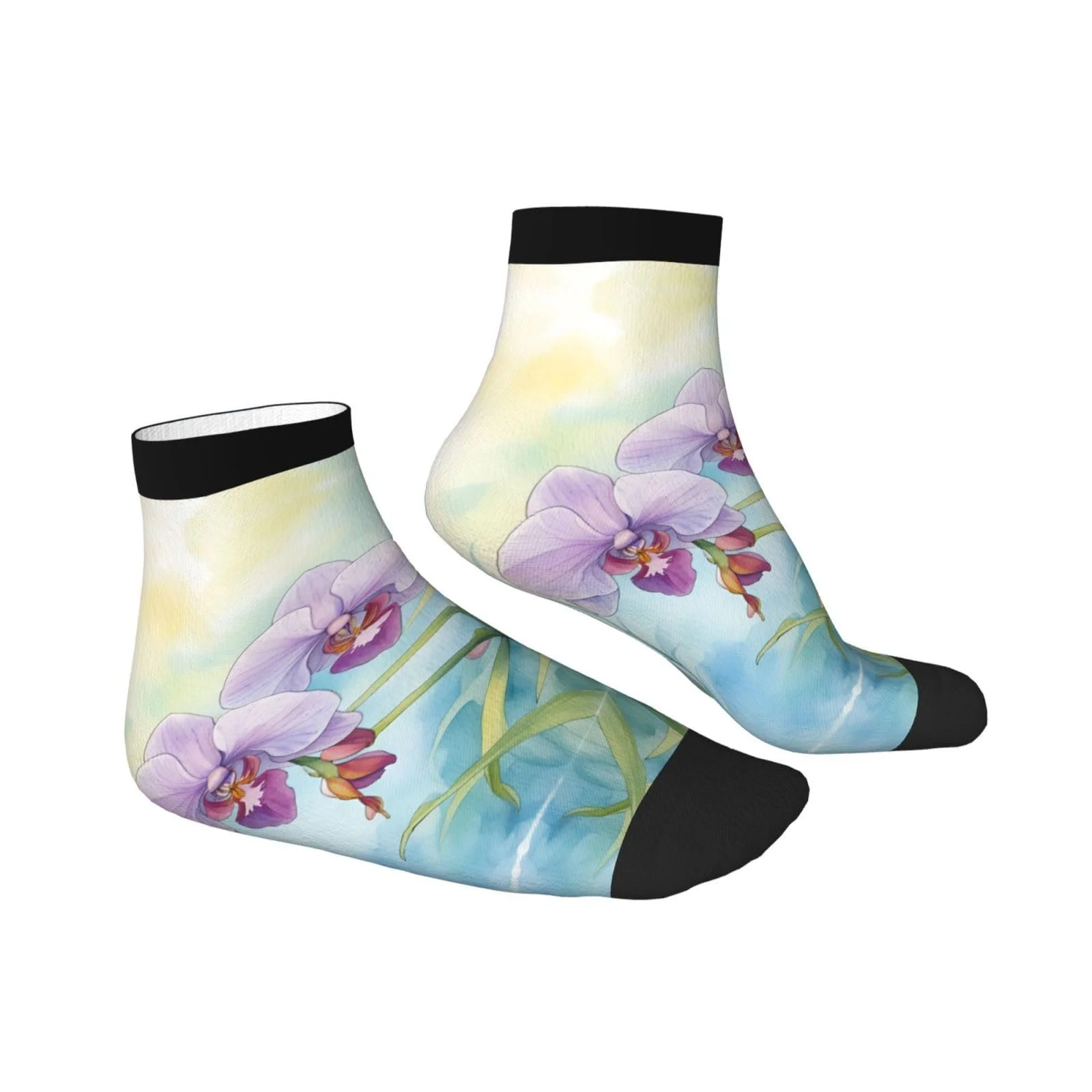 Шкарпетки Квітка Орхідея, One Size, фото №3 Шкарпетки Квітка Орхідея, One Size, фото №3