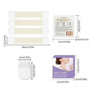 Наклейки для шеи Invisible Lift для похудения, дышащий дизайн synthetic.ua - Фото 1