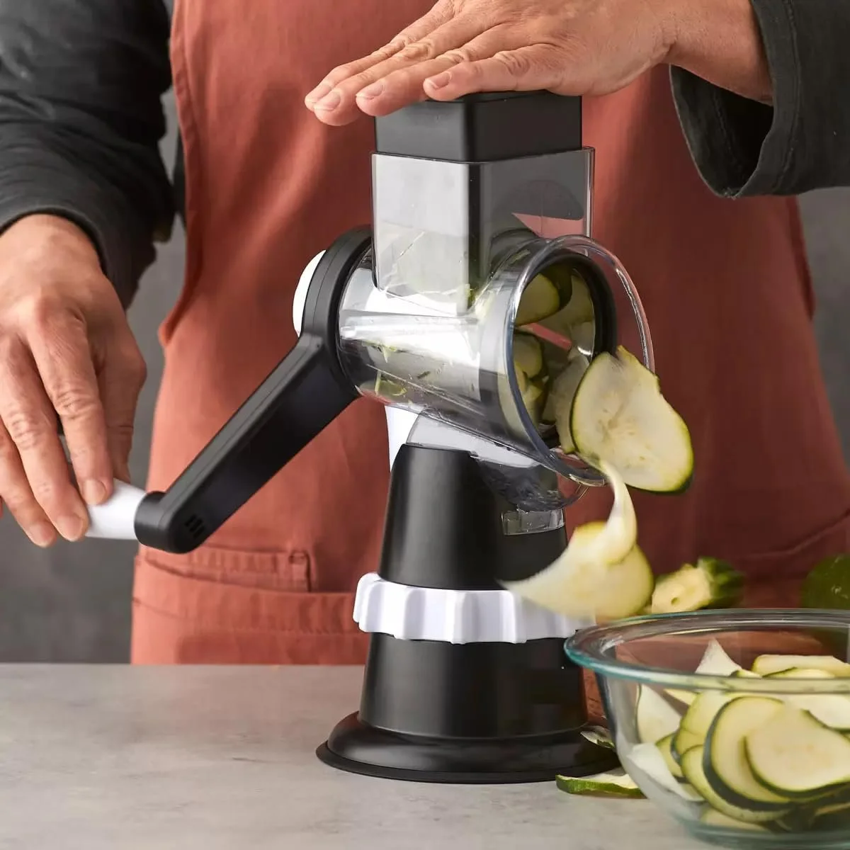 Барабанна терка NAEM з 4 насадками, фото №3