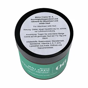 Крем для обличчя Fitomed Naturkosmetik для втомленої комбінованої шкіри зволожувальний веганський з гіалуроновою кислотою 55 г synthetic.ua - Фото 1