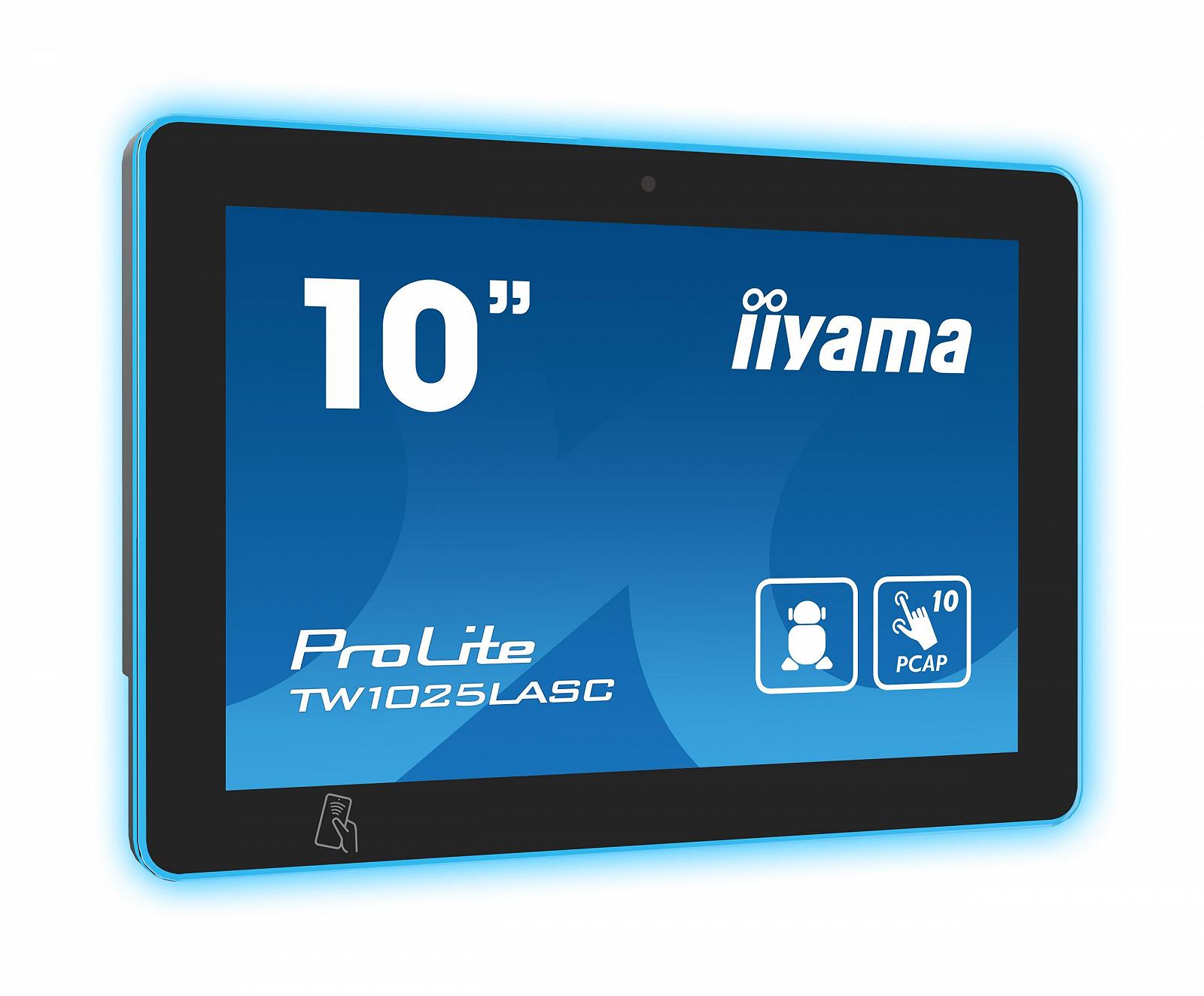 Монитор iiyama ProLite TW1025LASC-B1PNR 25.5 см 10.1 дюймов IPS LED WXGA 10-точечный Мультитач Ёмкостной Аудио Выход USB 3.2/2.0/Мини LAN PoE Android WiFi Bluetooth NFC/RFID Вебкамера Антиблик, фото №1 Монитор iiyama ProLite TW1025LASC-B1PNR 25.5 см 10.1 дюймов IPS LED WXGA 10-точечный Мультитач Ёмкостной Аудио Выход USB 3.2/2.0/Мини LAN PoE Android WiFi Bluetooth NFC/RFID Вебкамера Антиблик, фото №1