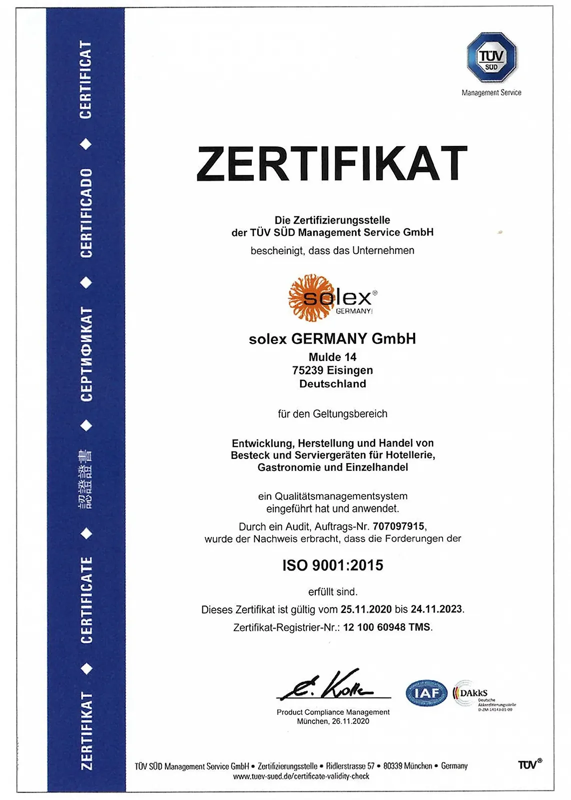 Набір столових приборів Solex Lena 72 предмети, включаючи ложку для лате макіато, ложку для лимонаду, фото №8 Набір столових приборів Solex Lena 72 предмети, включаючи ложку для лате макіато, ложку для лимонаду, фото №8