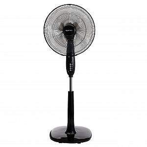 Вентилятор підлоговий Amazon Basics Dual 3 Blade Digital Oscillating з пультом ДУ, чорний - Фото 1