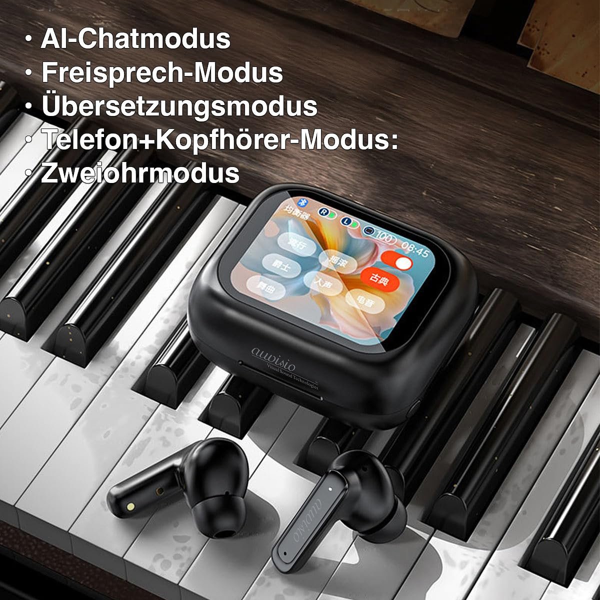 Набір з 2 AI навушників-перекладачів реального часу та внутрішньоканальних навушників, 135 мов, ANC, фото №4