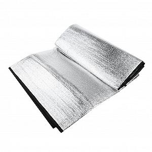 Матрац Sleeping Aluminium Foil Outdoor Camping Picnic 200x150cm synthetic.ua - Фото 1