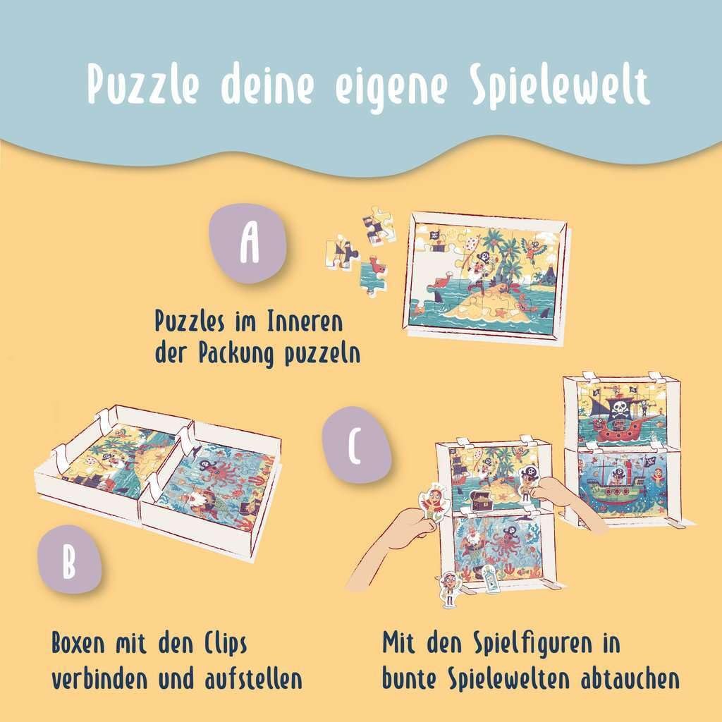 Пазл Ravensburger Puzzle & Play 05593 Jungle Adventures 2 x 24 элемента от 4 лет, фото №9 Пазл Ravensburger Puzzle & Play 05593 Jungle Adventures 2 x 24 элемента от 4 лет, фото №9