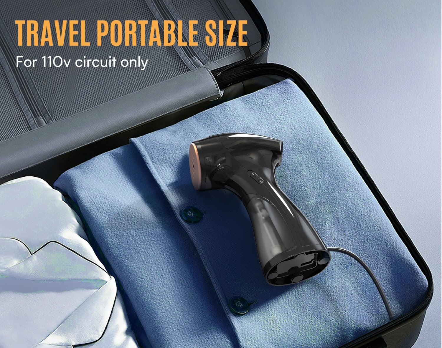 Ручной отпариватель Blesgam 1600 Вт 25 г/мин Black, фото №7 Ручной отпариватель Blesgam 1600 Вт 25 г/мин Black, фото №7