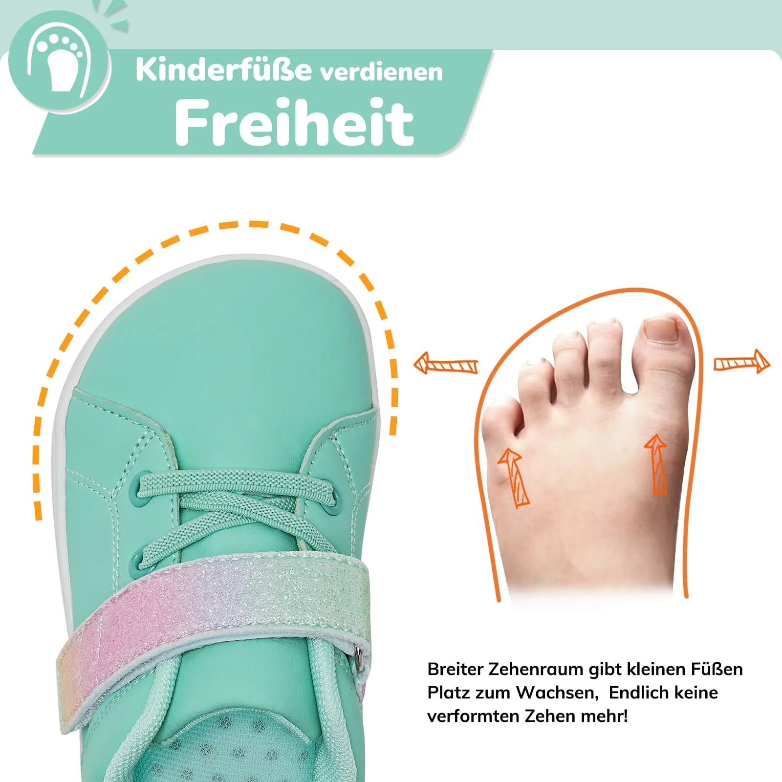 Босоножки IceUnicorn Детские, Минималистичные, Нескользящие для яслей, фото №2