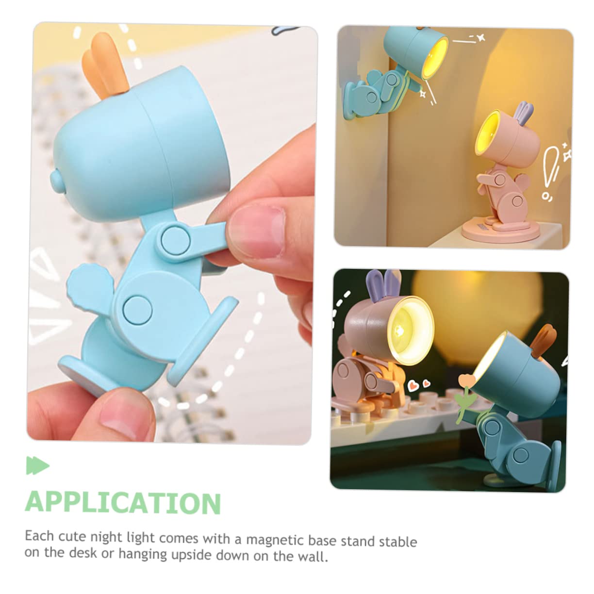 Лампа Artibetter Mini Desk Lamp світлодіодна Нічник 4 шт., фото №7