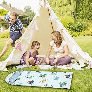 Дитячий Спальний Мішок Поліестер Бавовна Портативний Смішний Динозавр Застібка-блискавка Юнацький Спальний Мішок synthetic.ua - Фото 1