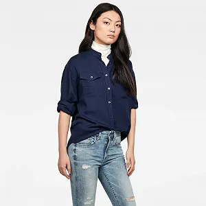 Жіноча сорочка G-Star RAW Parota Classic Boyfriend Shirt - M ціна на synthetic.ua - Фото 1 Жіноча сорочка G-Star RAW Parota Classic Boyfriend Shirt - M synthetic.ua - Фото 1