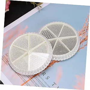 Намистини для нігтів 4 Sätze Drehteller Nagelart-perlen synthetic.ua - Фото 1