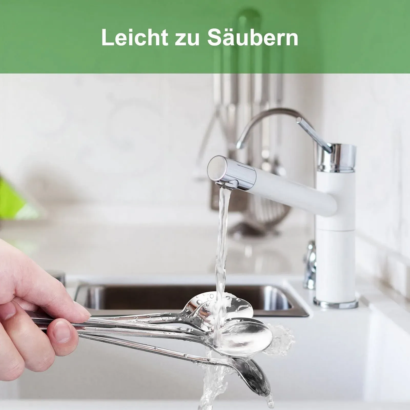 Ложка Latte Macchiato Набір з 6 штук Нержавіюча сталь 19,5 см, фото №6