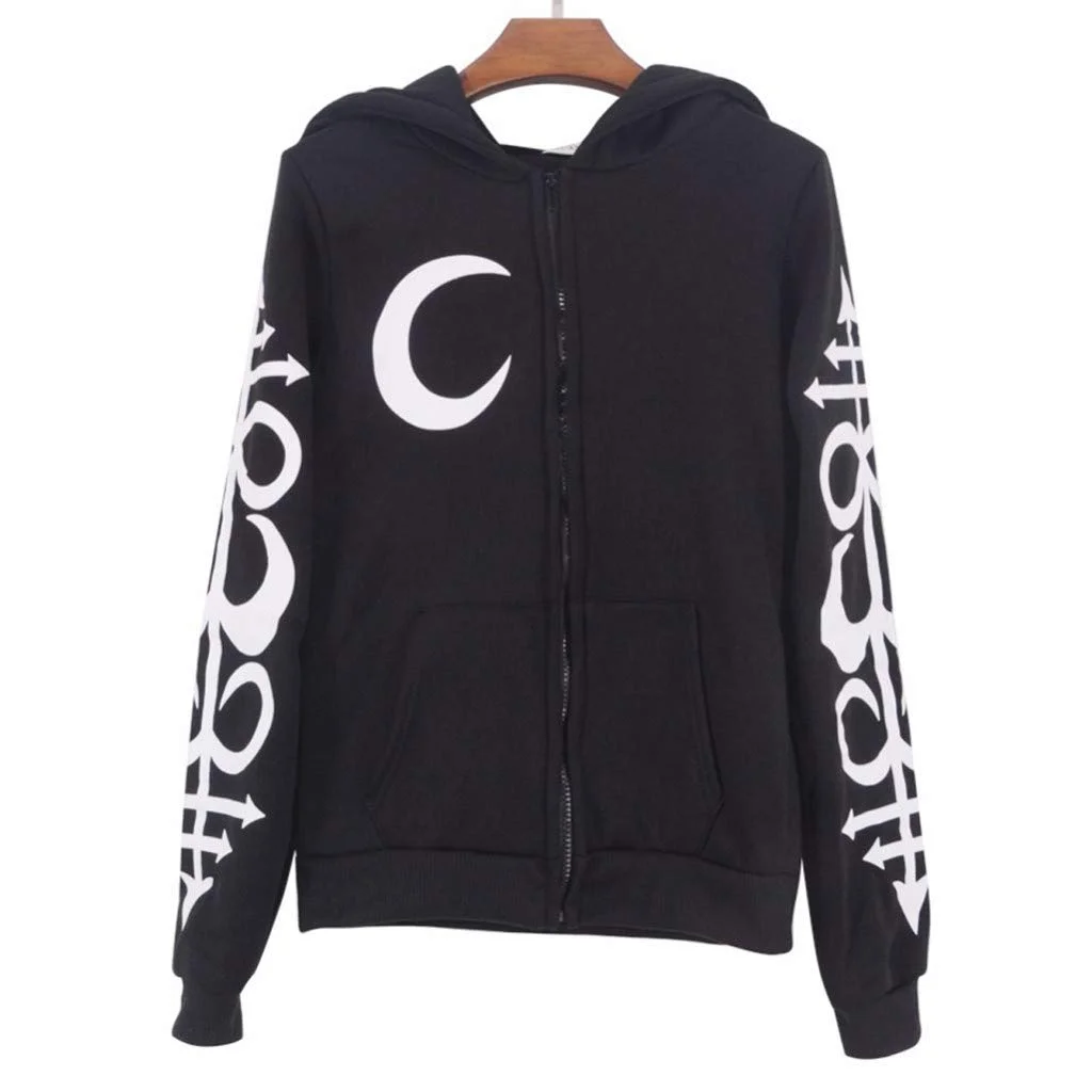 Куртка Готична з капюшоном вільного крою з принтом, фото №6 Куртка Готична з капюшоном вільного крою з принтом, фото №6