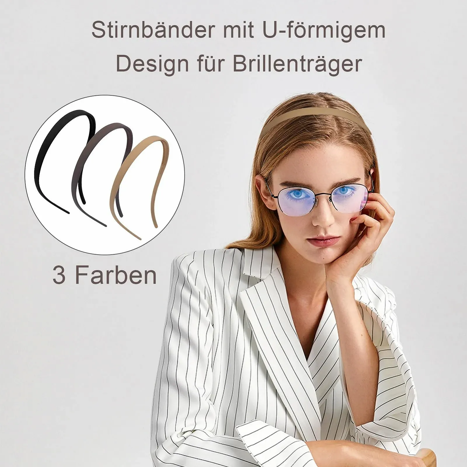 Набор обручей зигзаг 3 шт. Матовые тонкие, фото №6