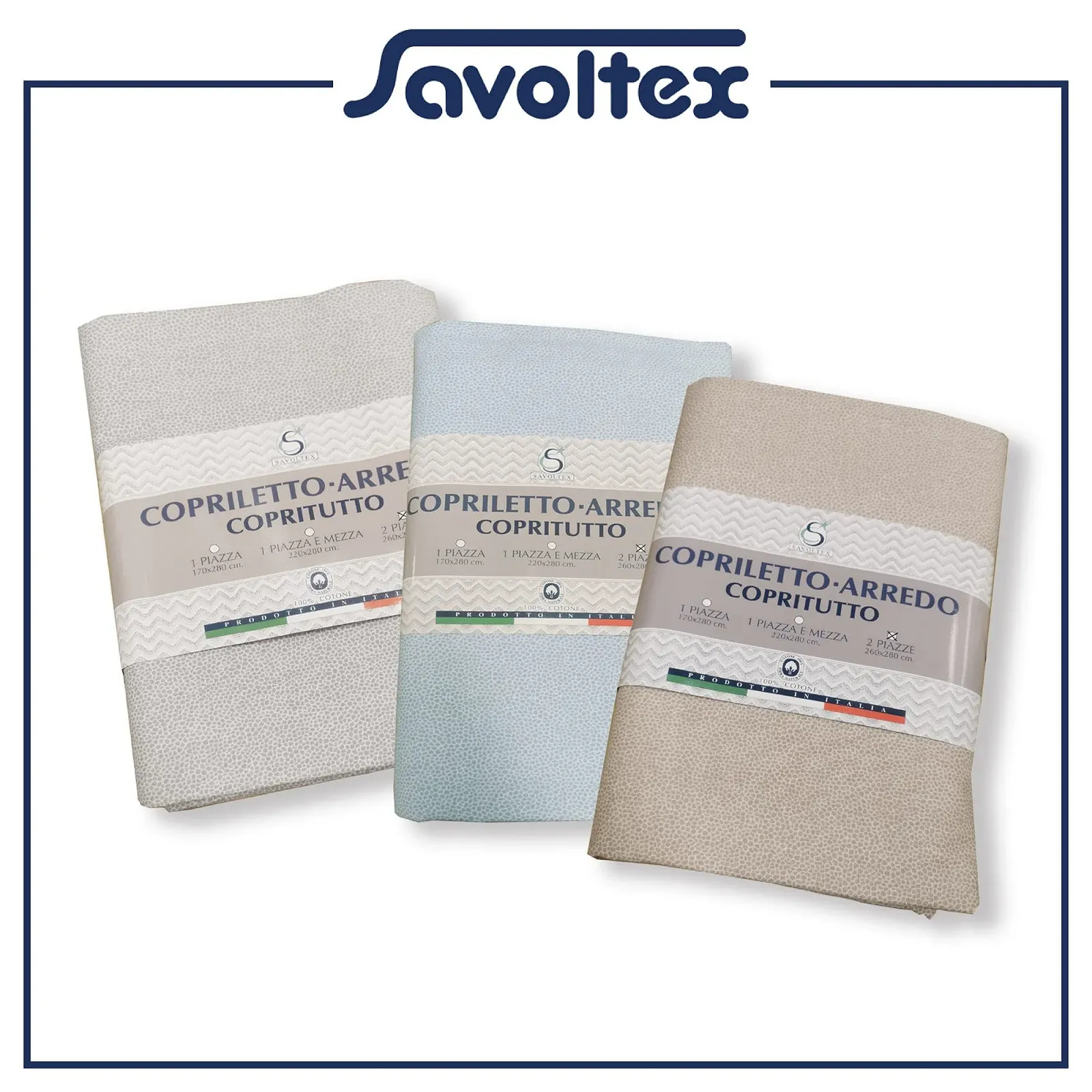 Покривало PENSIERI DELICATI 170 x 280 см, Односпальне, 100% Бавовна Піке, Dublin Бежевий, Зроблено в Італії, фото №6