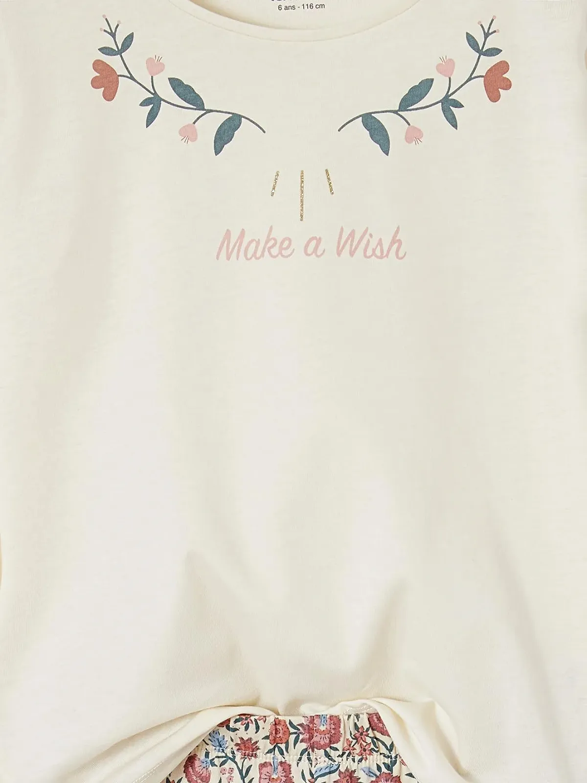 Комплект дитячої піжами (2 шт.) VERTBAUDET Довга піжама для дівчинки з принтом в стилі бохо, фото №6 Комплект дитячої піжами (2 шт.) VERTBAUDET Довга піжама для дівчинки з принтом в стилі бохо, фото №6