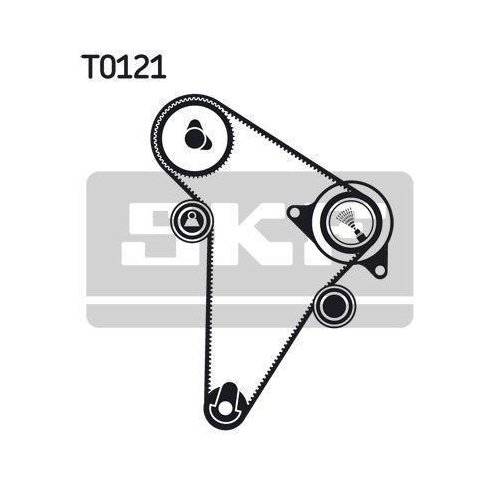 Комплект ремня ГРМ SKF VKMA 03300 для CITROËN PEUGEOT, фото №2