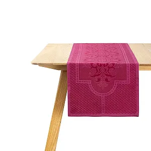 Доріжка на стіл Le Jacquard Français Palais Vénitien Pourpre 50 x 200 см Бавовна - Фото 1