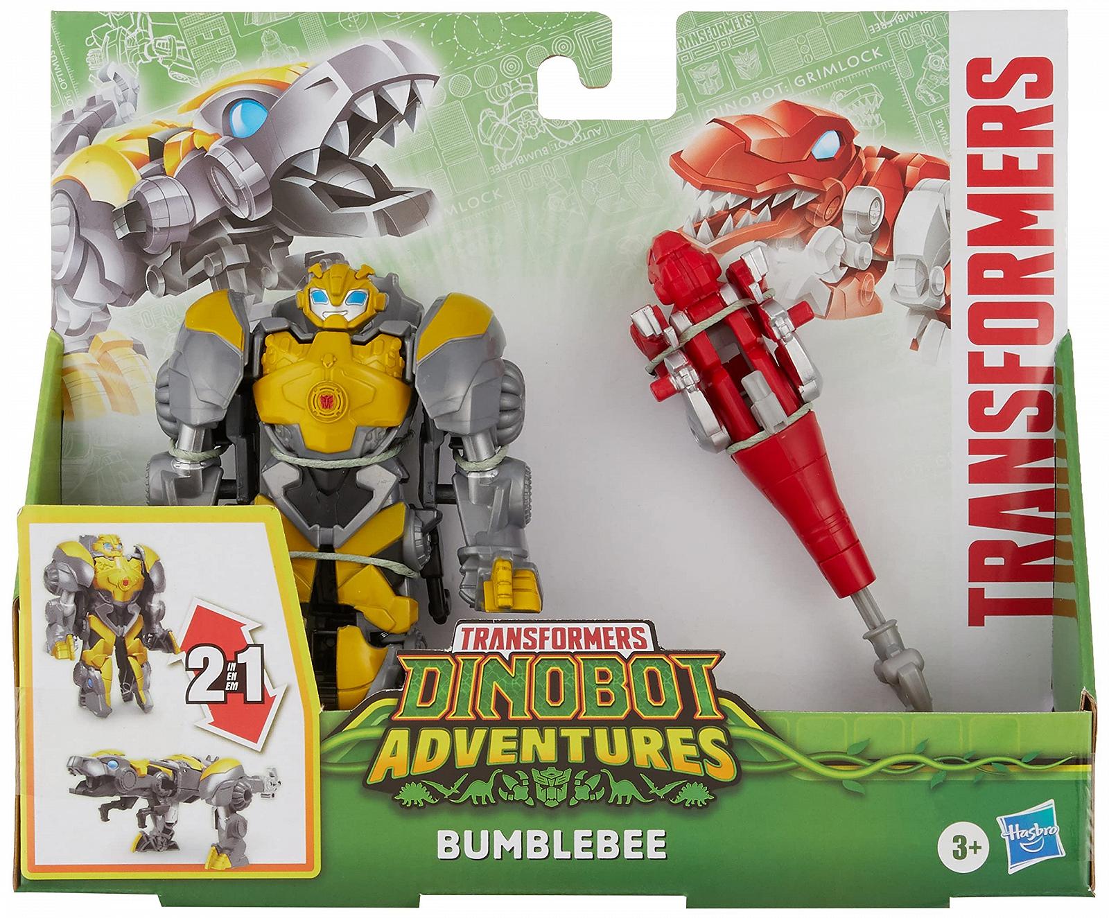Фигурка + Динобот Transformers Dinobot Adventures Rescue Bots Bumblebee 13 см, фото №1
