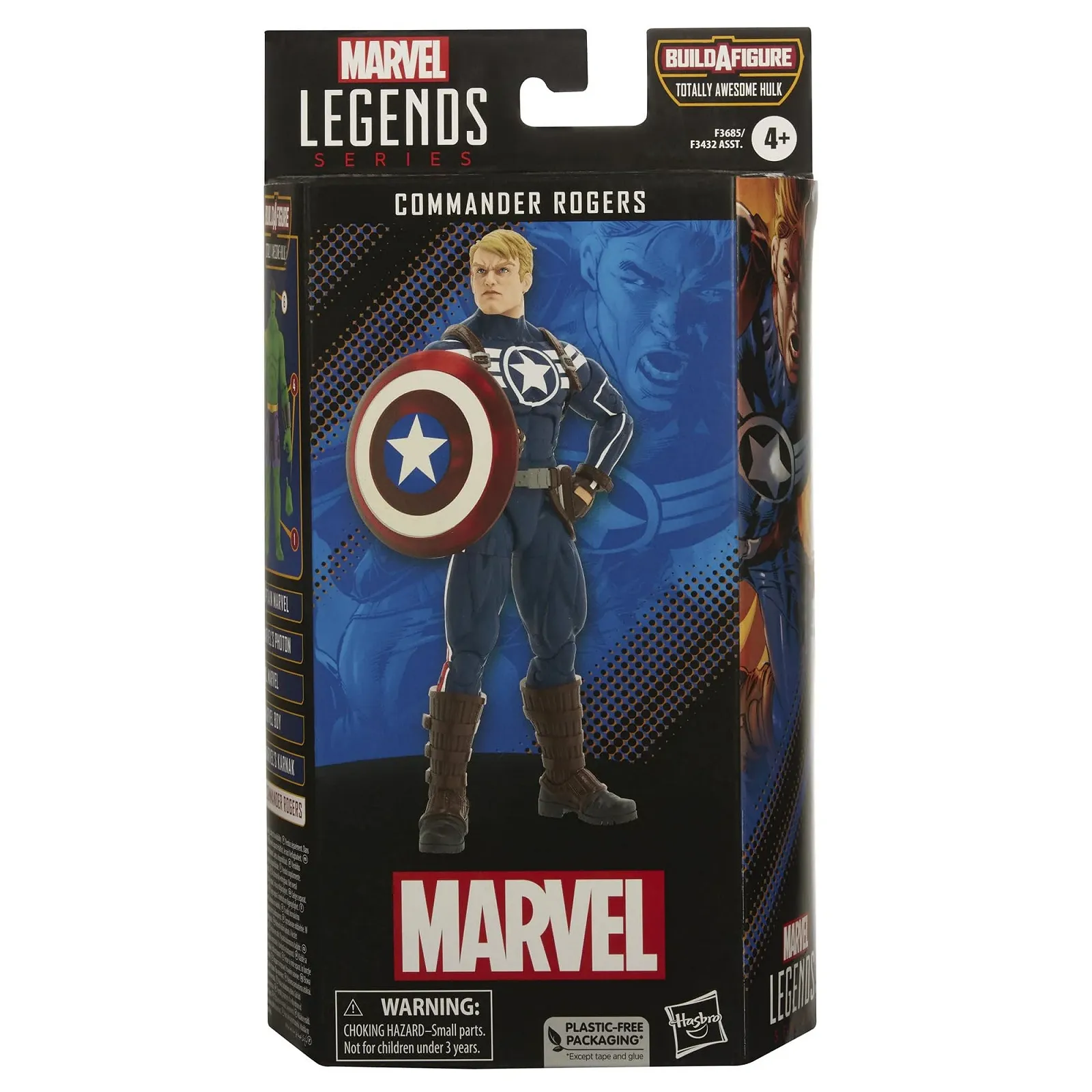 Экшн-фигурка Hasbro Marvel Legends Series Comics Commander Rogers 15 см, фото №2