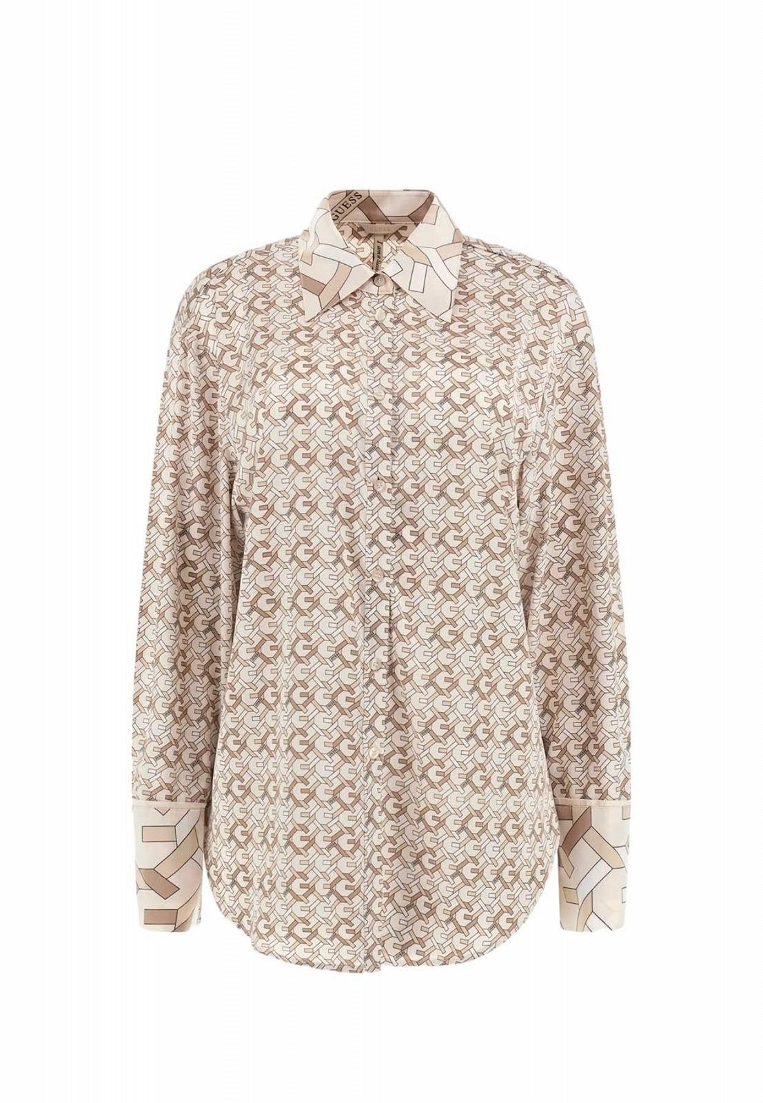 Жіноча сорочка Guess - Alexandra W4YH47 WF1T2 Бежева - S, фото №5 Жіноча сорочка Guess - Alexandra W4YH47 WF1T2 Бежева - S, фото №5