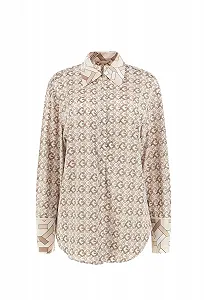 Сорочка з довгими рукавами Guess Alexandra W4YH47 WF1T2 Бежева, Small - Фото 1