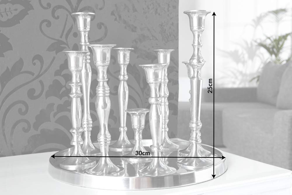 Свічник DuNord Candlestand Base На 9 Свічок Полірований алюміній, фото №3
