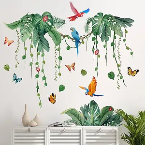 Наклейка на стіну Jungle Tropical Leaves 79 x 90 см - Фото 1