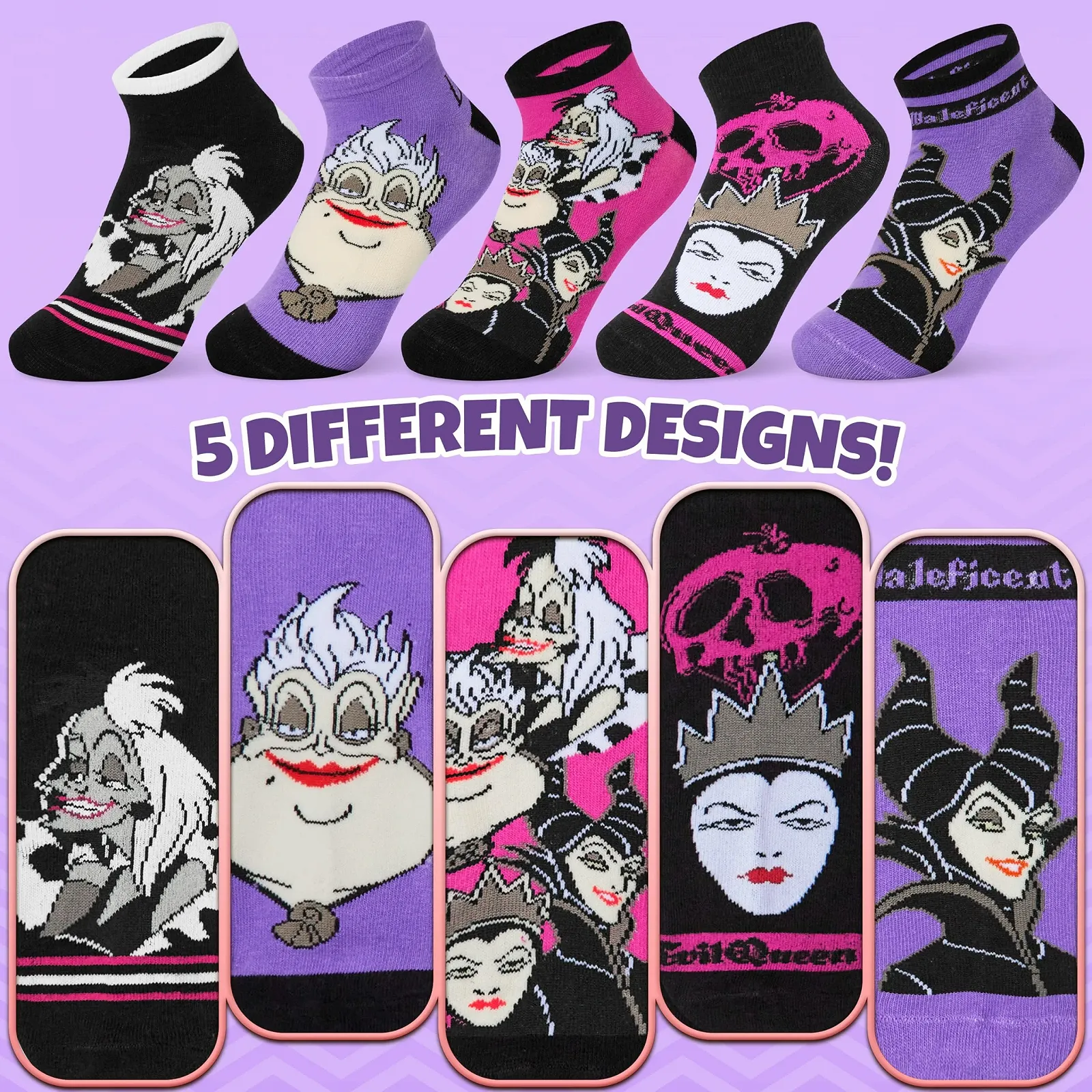 Жіночі шкарпетки Disney, 5 пар, фото №2