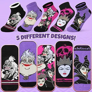 Жіночі шкарпетки Disney, 5 пар synthetic.ua - Фото 1