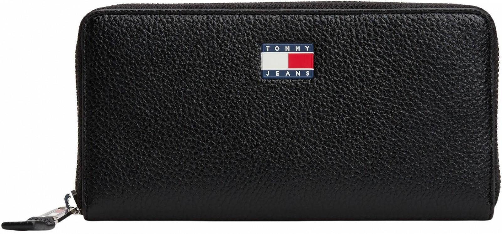 Кошелек Tommy Jeans Must Large Zip Черный, фото №1