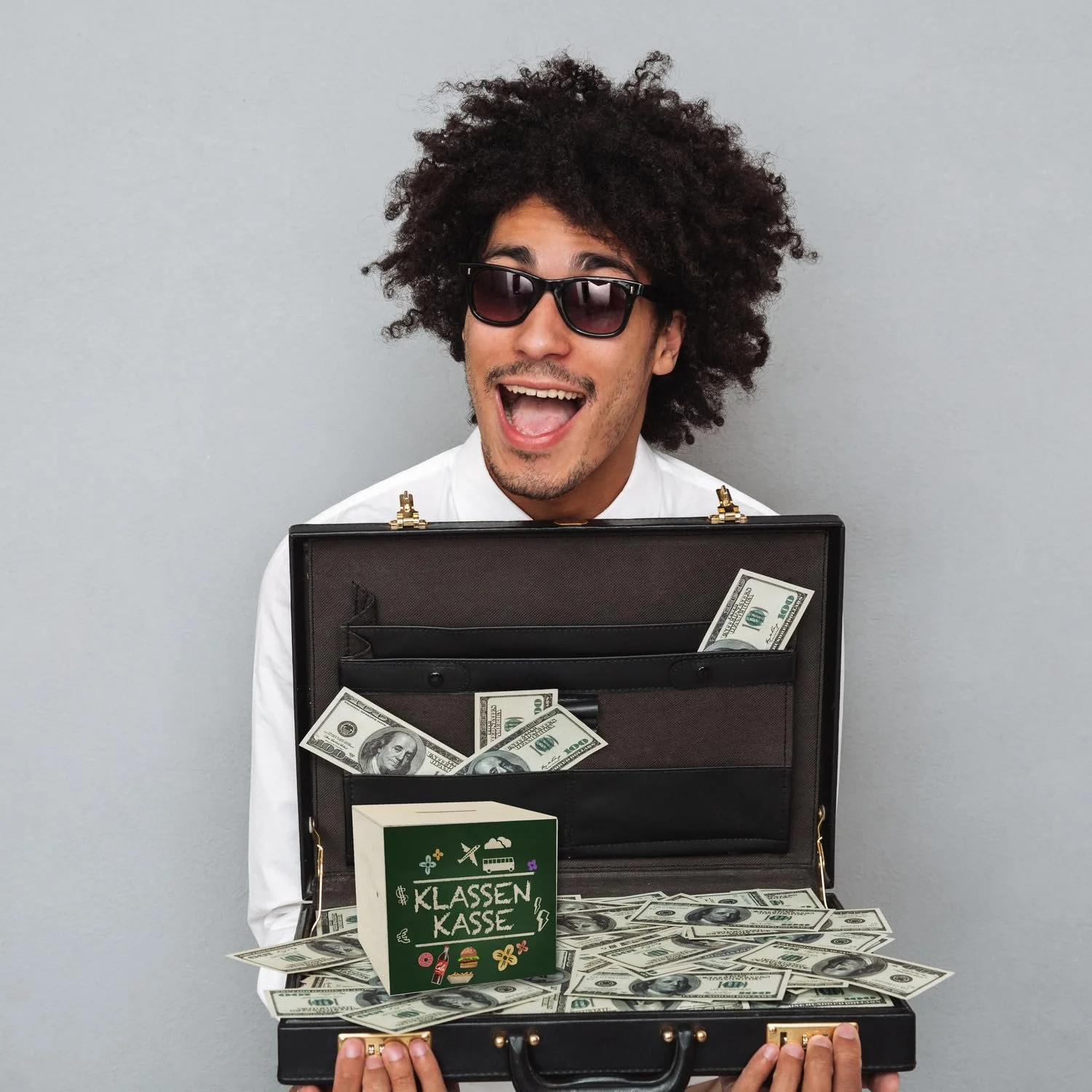 Скарбничка дерев'яна Шкільна каса (Class Fund), фото №5