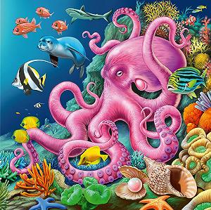 Дитячий пазл Ravensburger Enchanting Underwater World 12000859 3 x 49 деталей від 5 років synthetic.ua - Фото 1