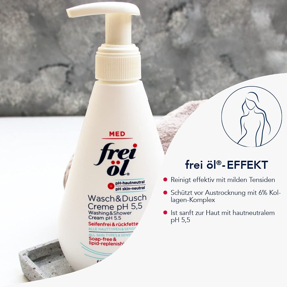 Крем для умывания и душа frei HYDROLIPID BALANCE, 500 мл, фото №3