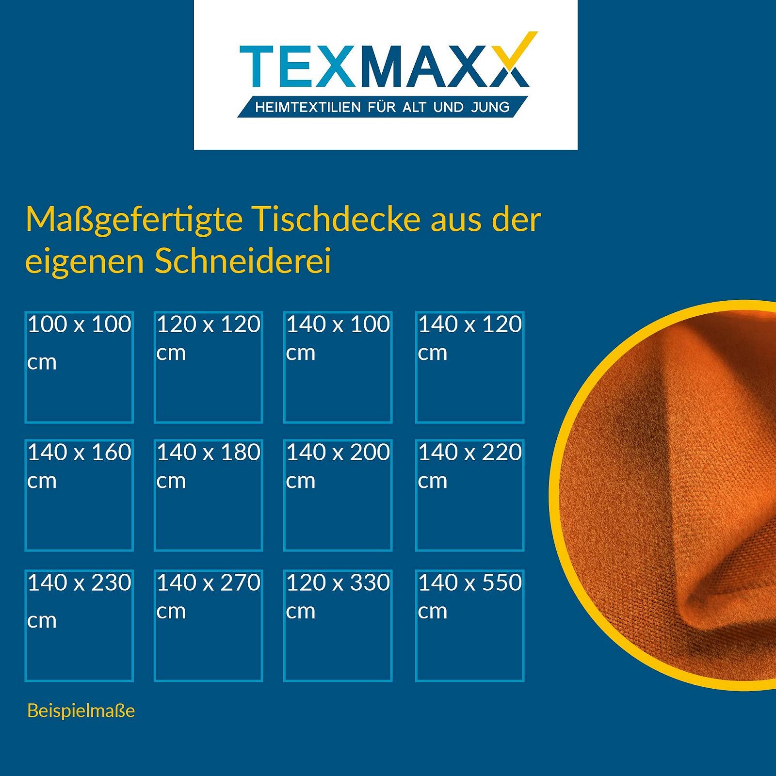Скатертина TEXMAXX Premium квадратна під льон Ефект лотоса, фото №4
