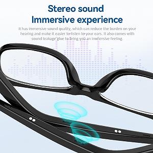 Окуляри для AI-перекладу з підтримкою 118 мов, Bluetooth 5.3 та змінними лінзами для подорожей та ділових зустрічей synthetic.ua - Фото 1