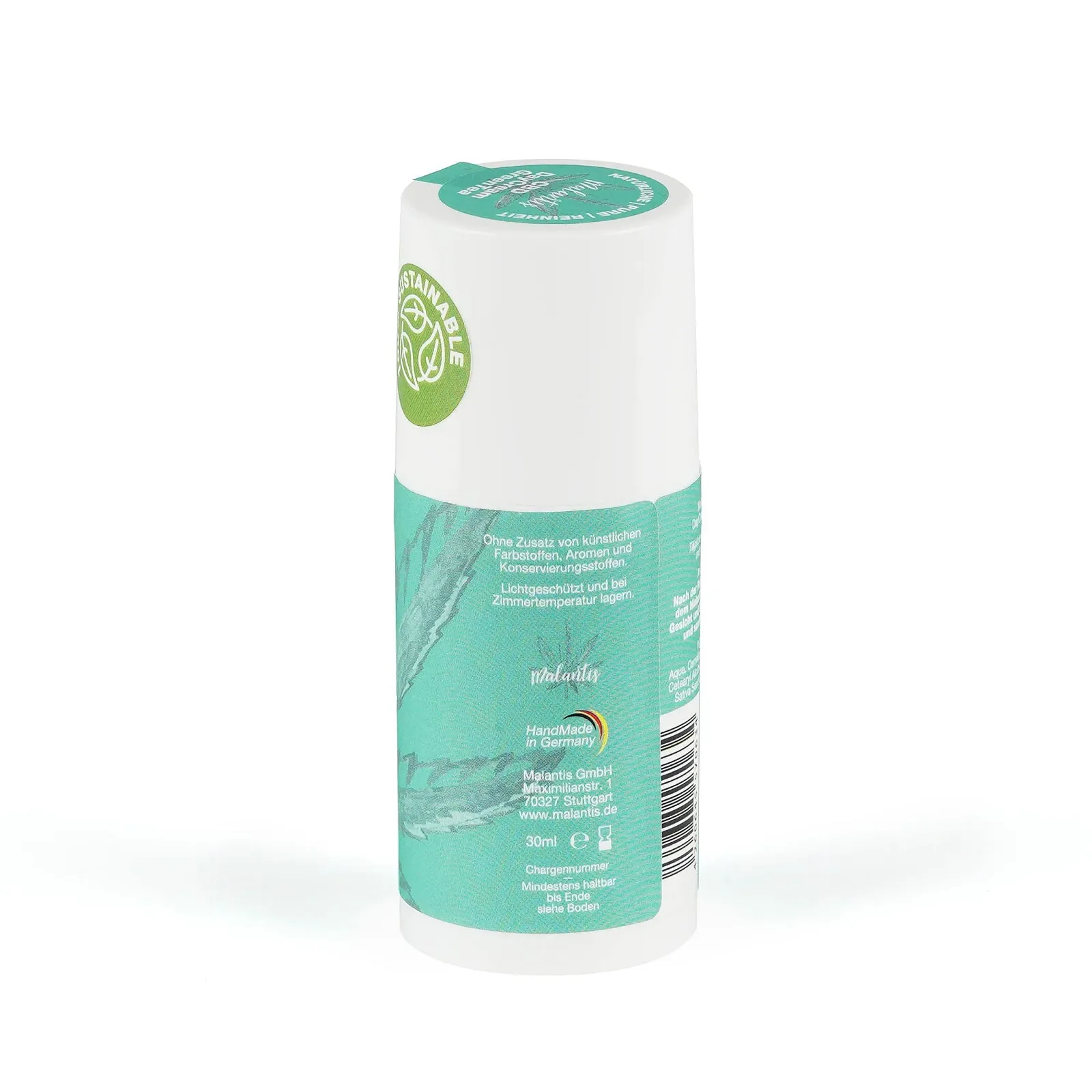 Денний крем Malantis GreenTea Anti-Ageing з гіалуроновою кислотою, вітаміном E та гідролатом зеленого чаю 50 мл, фото №2