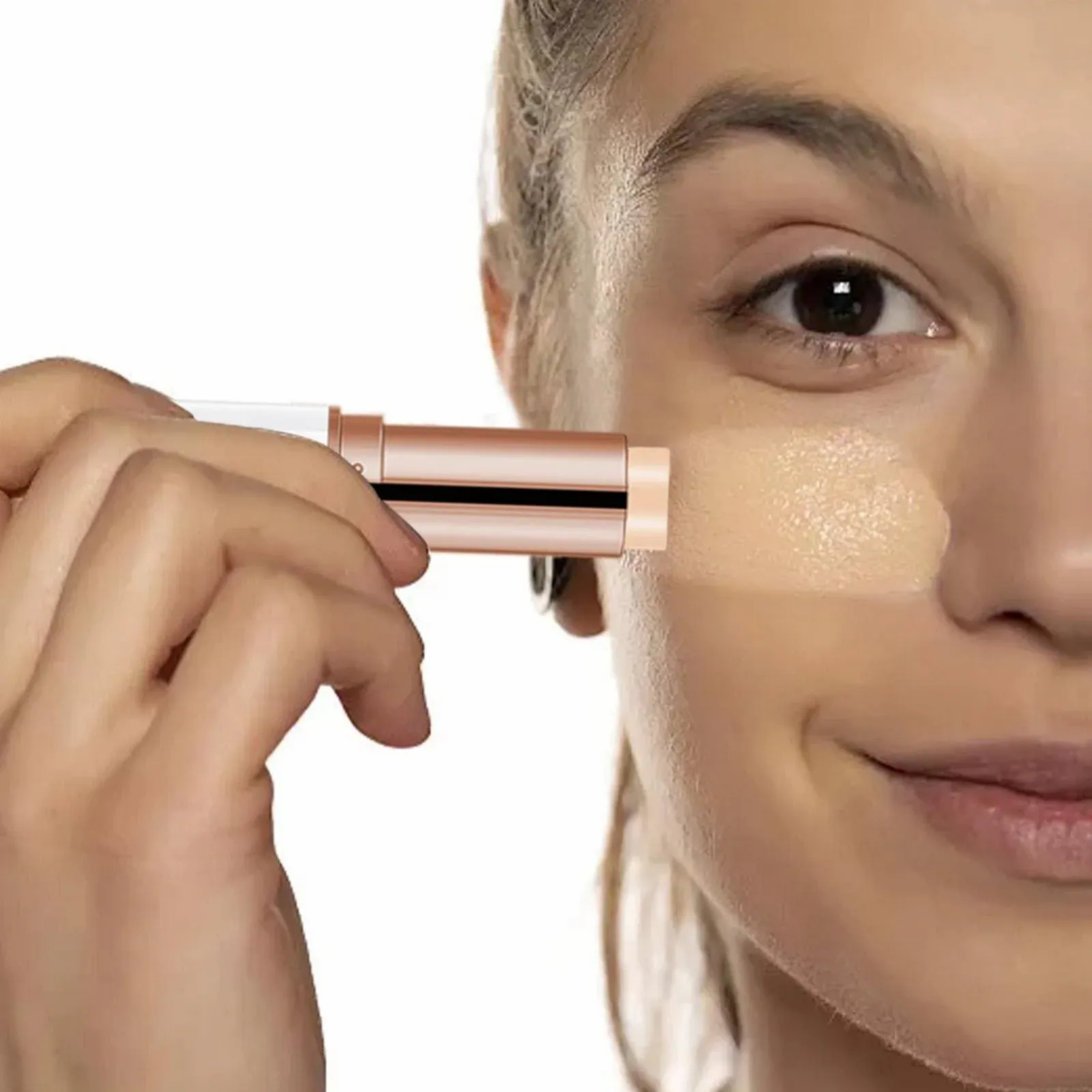 Карандаш для контуринга NICERAM Highlight | Стик-консилер для лица | Двусторонний консилер для лица для носа и теней, легкая текстура, легко наносится, косметическое средство для коррекции цвета, фото №2