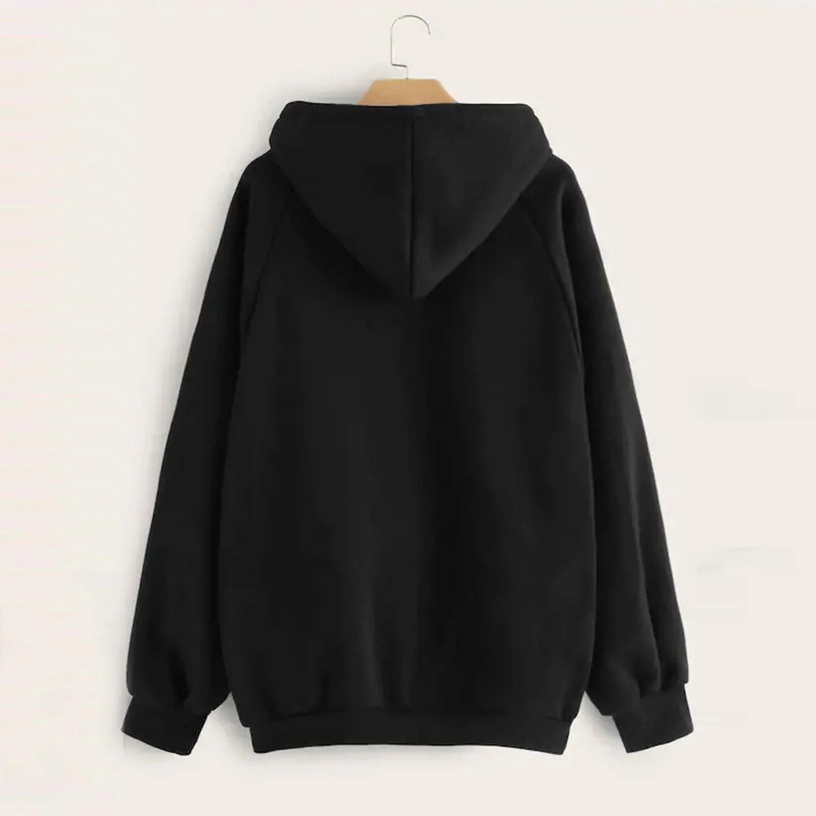 Толстовка Farbe Пуловер Повседневный Kapuzenarmel Карман Женщины Длинный сплошной Женский Пальто, фото №4 Толстовка Farbe Пуловер Повседневный Kapuzenarmel Карман Женщины Длинный сплошной Женский Пальто, фото №4