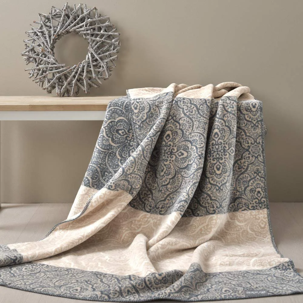 Плед sei Design Касандра картатий, пухнастий та м’який, висока якість виготовлення, 150 x 200 см, фото №1