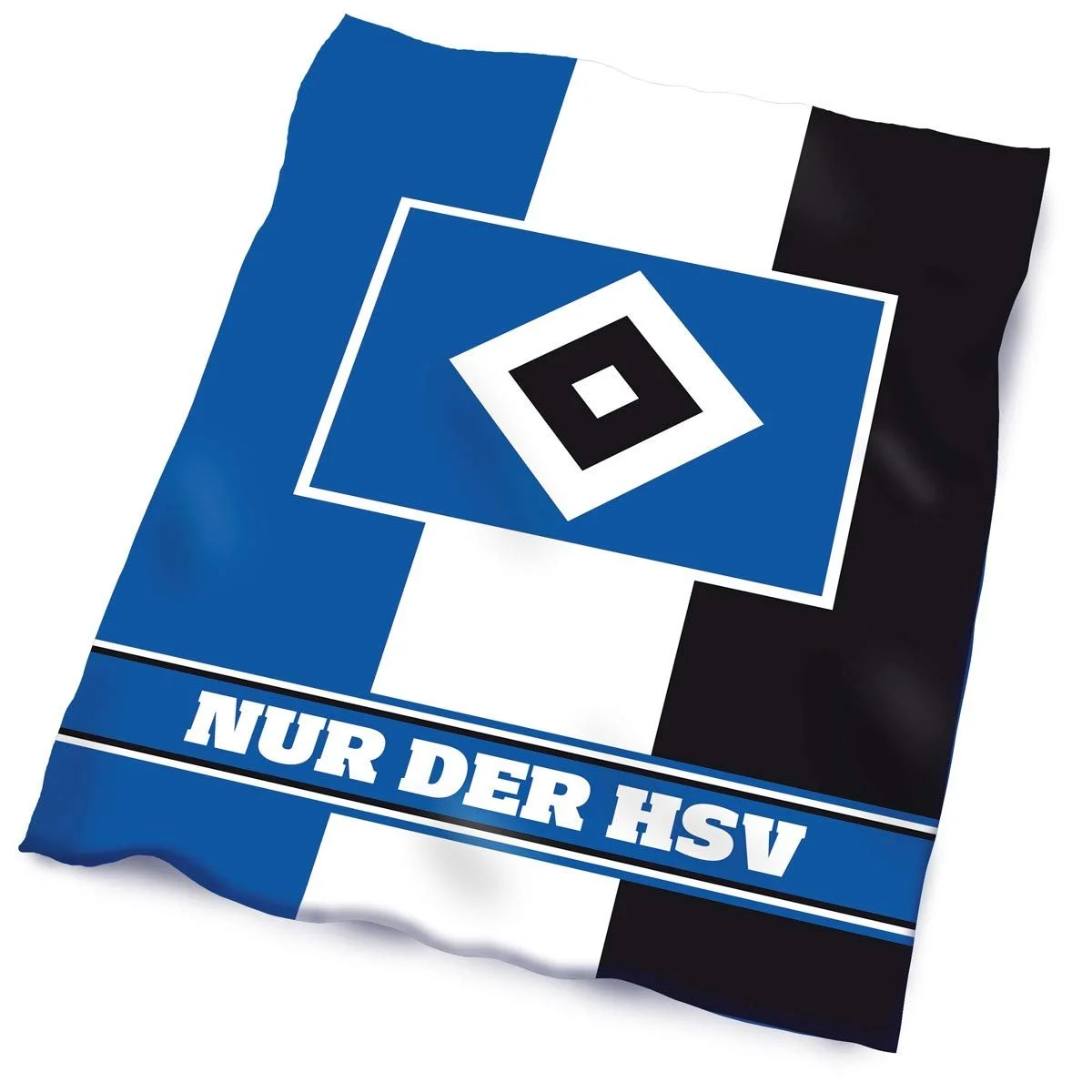 Одеяло Флисовое Hamburger SV HSV Block Stripes 150 x 200, фото №1