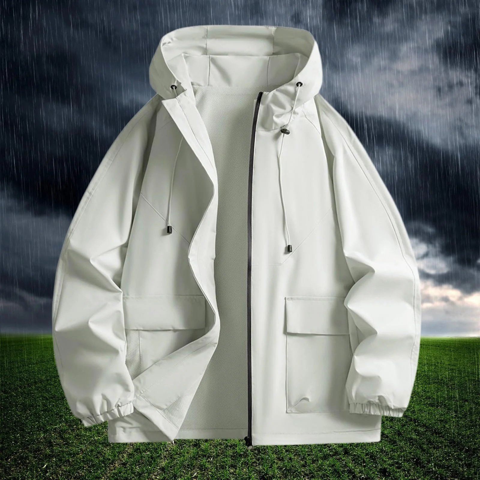 куртка от дождя из микрофлиса, зимняя куртка с карманом на молнии, водонепроницаемая переходная куртка с капюшоном, ветрозащитная куртка для активного отдыха, повседневная куртка для походов, функциональная куртка, зимнее пальто, куртка, фото №2 куртка от дождя из микрофлиса, зимняя куртка с карманом на молнии, водонепроницаемая переходная куртка с капюшоном, ветрозащитная куртка для активного отдыха, повседневная куртка для походов, функциональная куртка, зимнее пальто, куртка, фото №2