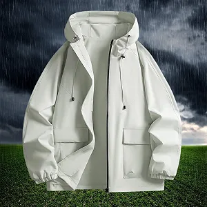 куртка от дождя из микрофлиса, зимняя куртка с карманом на молнии, водонепроницаемая переходная куртка с капюшоном, ветрозащитная куртка для активного отдыха, повседневная куртка для походов, функциональная куртка, зимнее пальто, куртка synthetic.ua - Фото 1